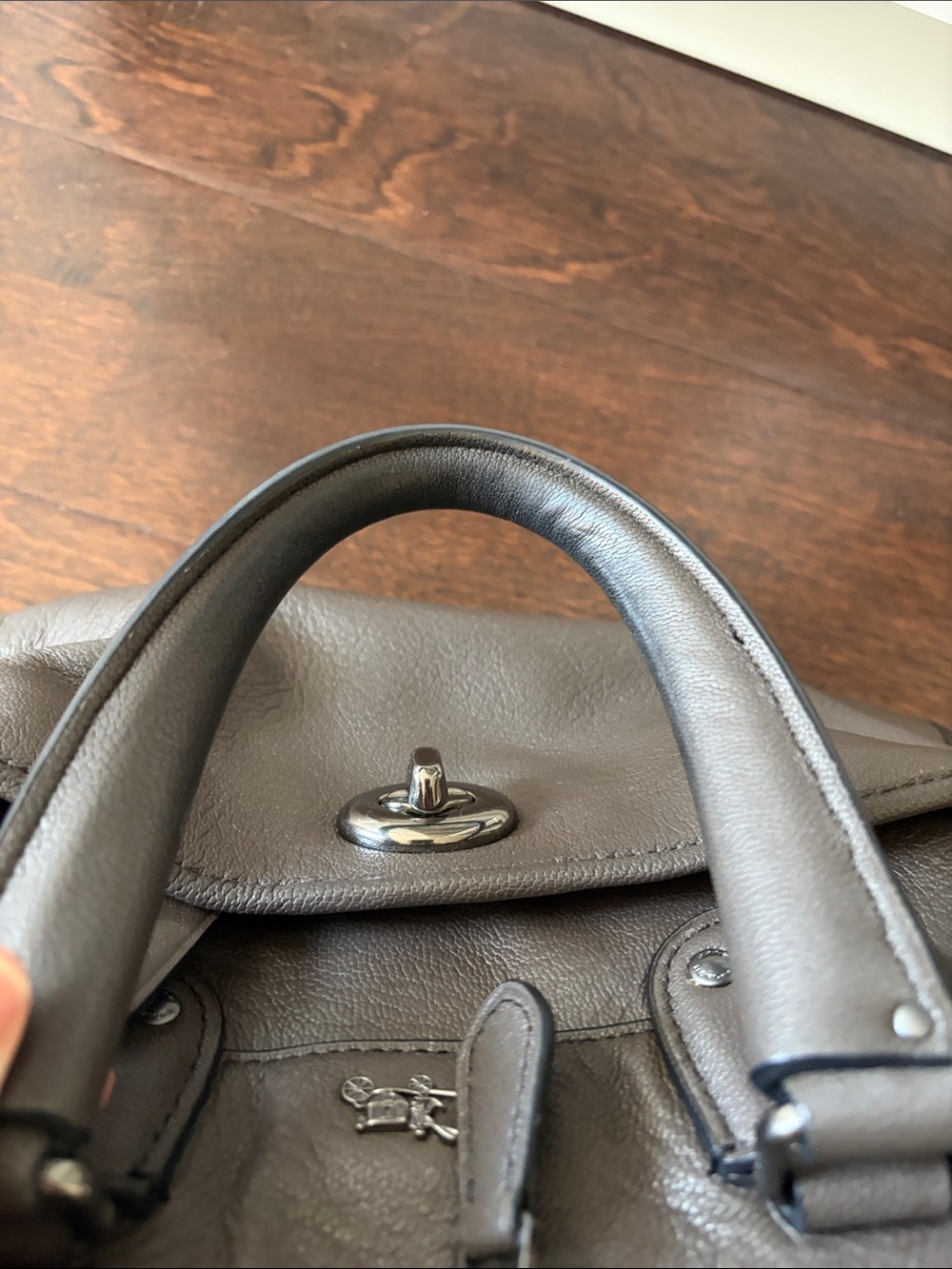 Coach Rhyder Satchel 32 Leather Top Handle or Crossbody Bag - Picture 9 of 15